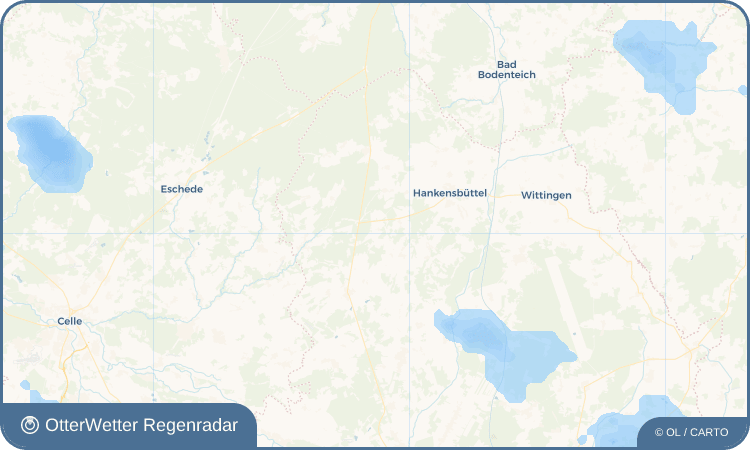 OtterWetter Regenradar-Widget Dedelstorf