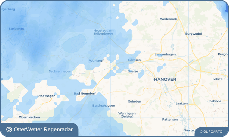 Widget-Vorschau für Dedensen Wetter-Widget-Vorschau mit Vorhersagedaten für Dedensen