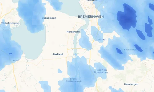 Regenradar Vorschaubild - Aktuelle Niederschläge in Dedesdorf-Eidewarden und Umgebung
