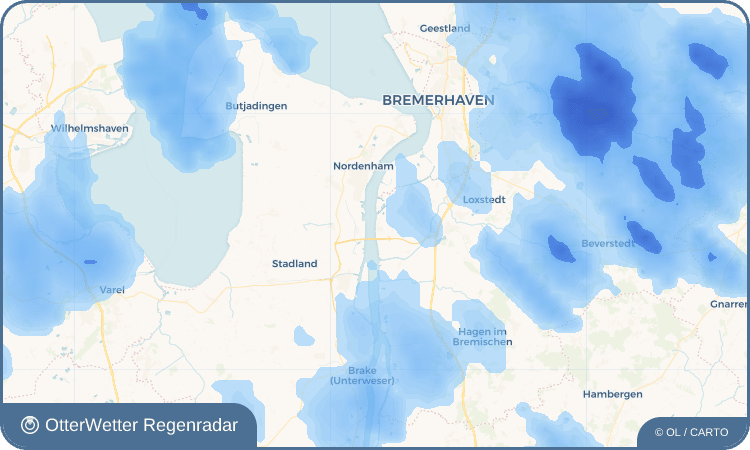 OtterWetter Regenradar-Widget Dedesdorf-Eidewarden