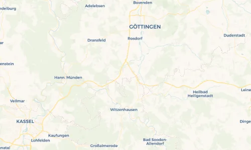 Regenradar Vorschaubild - Aktuelle Niederschläge in Deiderode und Umgebung