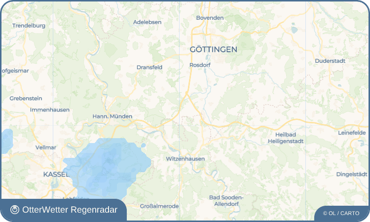 Widget-Vorschau für Deiderode Wetter-Widget-Vorschau mit Vorhersagedaten für Deiderode