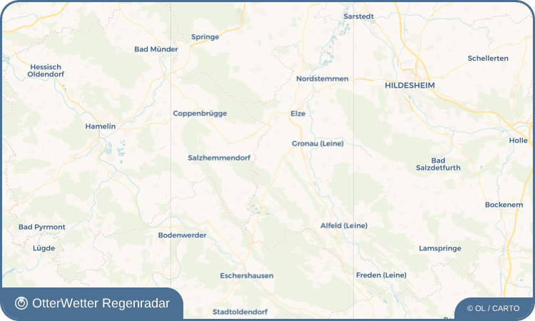 OtterWetter Regenradar-Widget Deilmissen