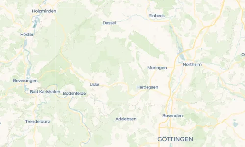 Regenradar Vorschaubild - Aktuelle Niederschläge in Delliehausen und Umgebung