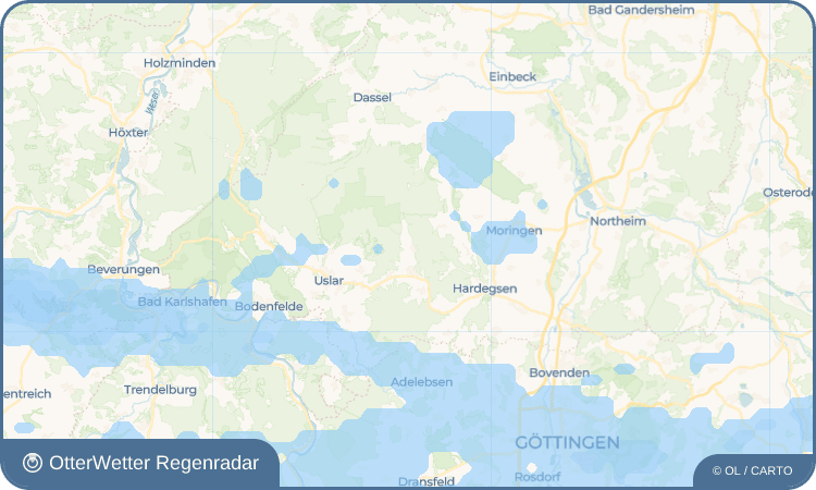 OtterWetter Regenradar-Widget Delliehausen