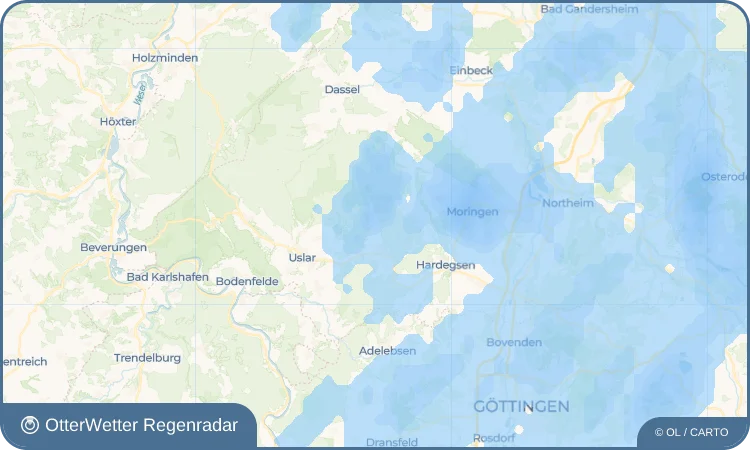 Widget-Vorschau für Delliehausen Wetter-Widget-Vorschau mit Vorhersagedaten für Delliehausen