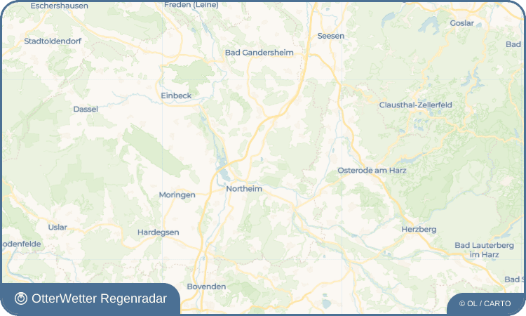 OtterWetter Regenradar-Widget Denkershausen