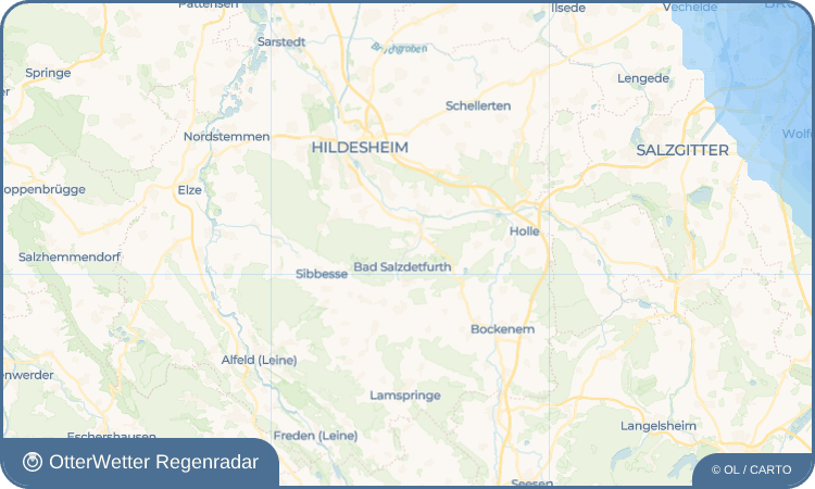 Wetter-Widget-Vorschau mit Vorhersagedaten für Detfurth