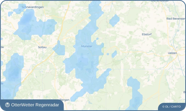 Widget-Vorschau für Dethlingen Wetter-Widget-Vorschau mit Vorhersagedaten für Dethlingen