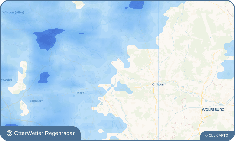 Wetter-Widget-Vorschau mit Vorhersagedaten für Dieckhorst