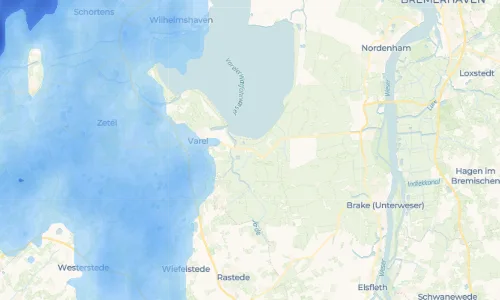 Regenradar Vorschaubild - Aktuelle Niederschläge in Diekmannshausen und Umgebung