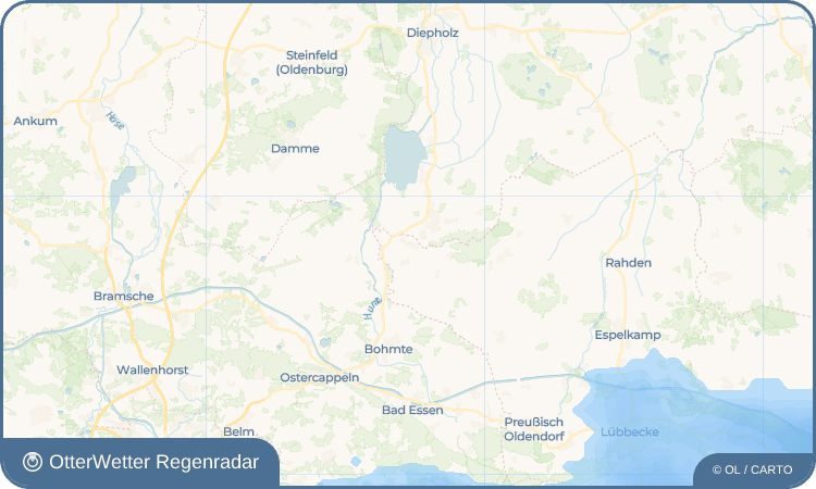OtterWetter Regenradar-Widget Dielingen