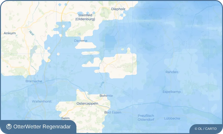 Wetter-Widget-Vorschau mit Vorhersagedaten für Dielingen
