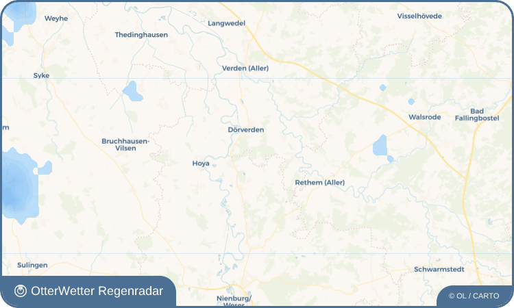 Widget-Vorschau für Diensthop Wetter-Widget-Vorschau mit Vorhersagedaten für Diensthop