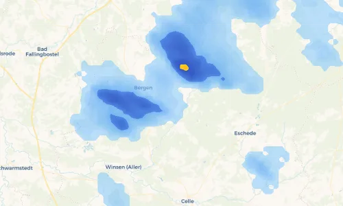 Regenradar Vorschaubild - Aktuelle Niederschläge in Diesten und Umgebung