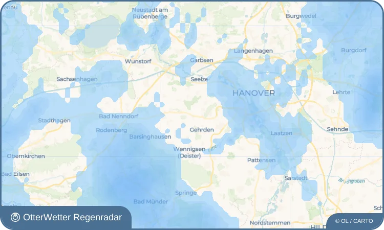 Widget-Vorschau für Ditterke Wetter-Widget-Vorschau mit Vorhersagedaten für Ditterke