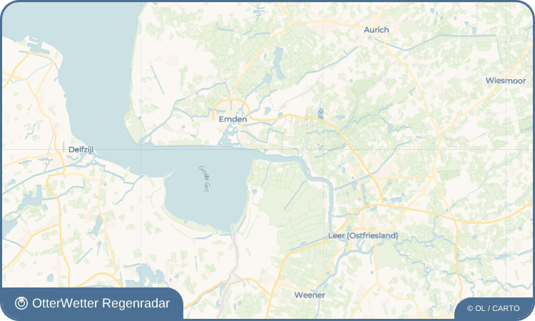 OtterWetter Regenradar-Widget Ditzum