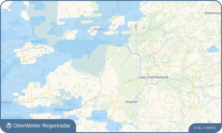 Widget-Vorschau für Ditzumerverlaat Wetter-Widget-Vorschau mit Vorhersagedaten für Ditzumerverlaat