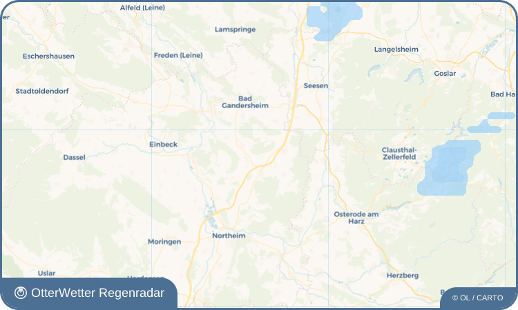 OtterWetter Regenradar-Widget Dögerode