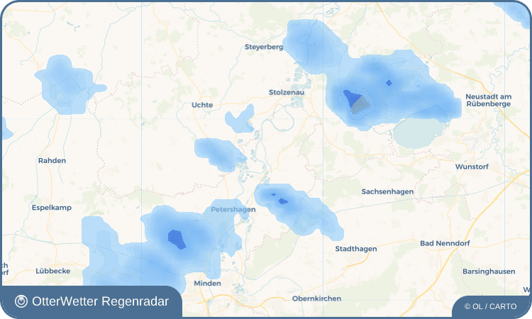 OtterWetter Regenradar-Widget Döhren