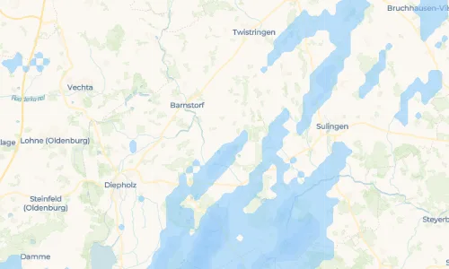 Regenradar Vorschaubild - Aktuelle Niederschläge in Dörpel und Umgebung