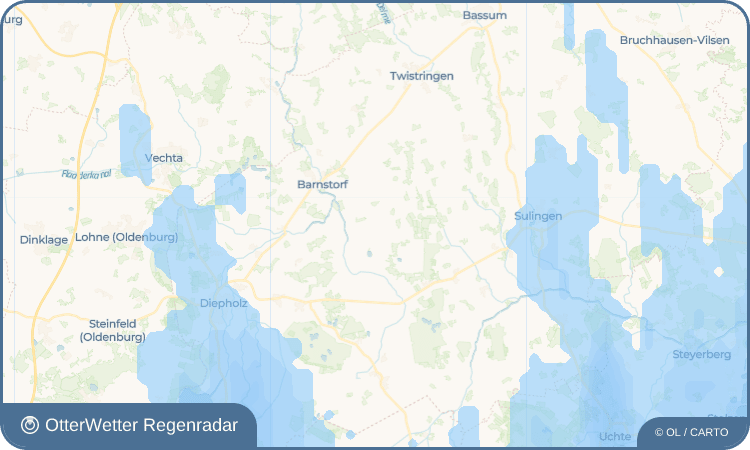 OtterWetter Regenradar-Widget Dörpel