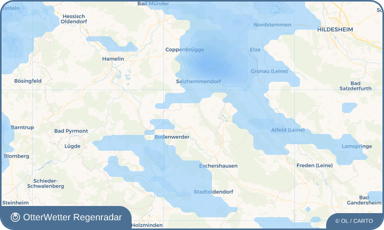 OtterWetter Regenradar-Widget Dohnsen
