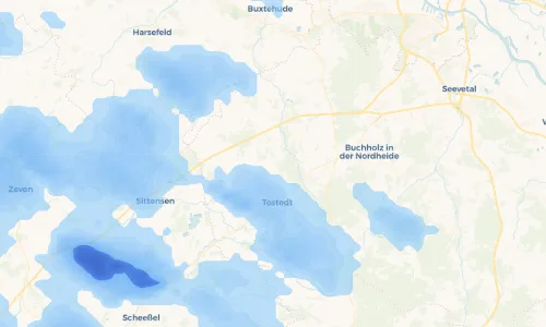 Regenradar Vorschaubild - Aktuelle Niederschläge in Dohren-Gehege und Umgebung