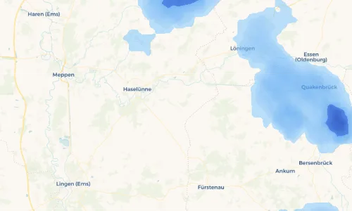 Regenradar Vorschaubild - Aktuelle Niederschläge in Dohren und Umgebung