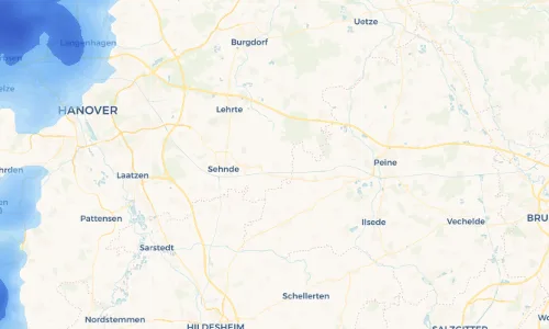 Regenradar Vorschaubild - Aktuelle Niederschläge in Dolgen und Umgebung