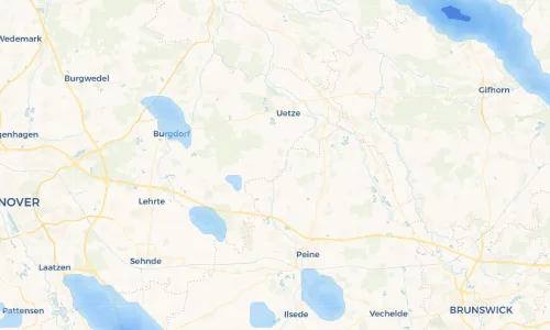 Regenradar Vorschaubild - Aktuelle Niederschläge in Dollbergen und Umgebung