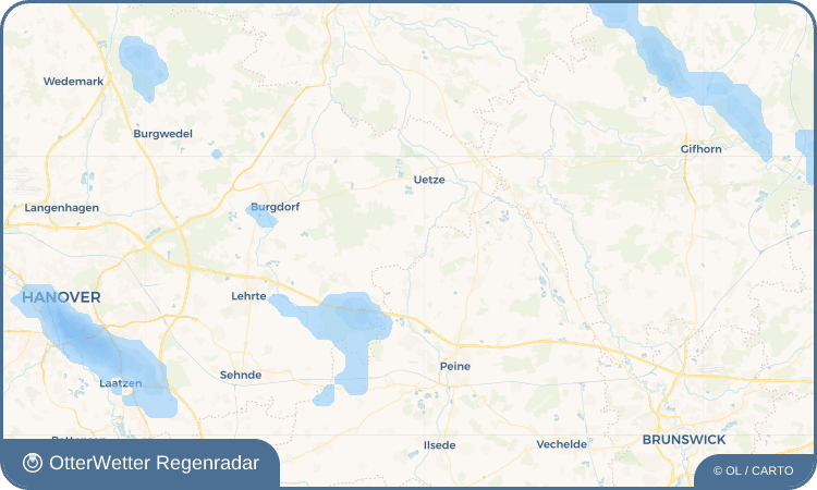 OtterWetter Regenradar-Widget Dollbergen