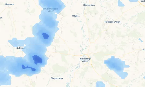 Regenradar Vorschaubild - Aktuelle Niederschläge in Dolldorf und Umgebung