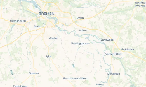 Regenradar Donnerstedt: aktuelle Niederschläge in Donnerstedt und Umgebung, Stand 26. Oktober 2026 um 6:20 Uhr