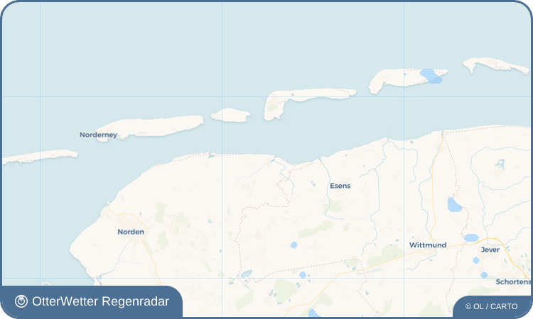 OtterWetter Regenradar-Widget Dornumersiel
