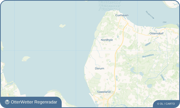 OtterWetter Regenradar-Widget Dorum-Neufeld