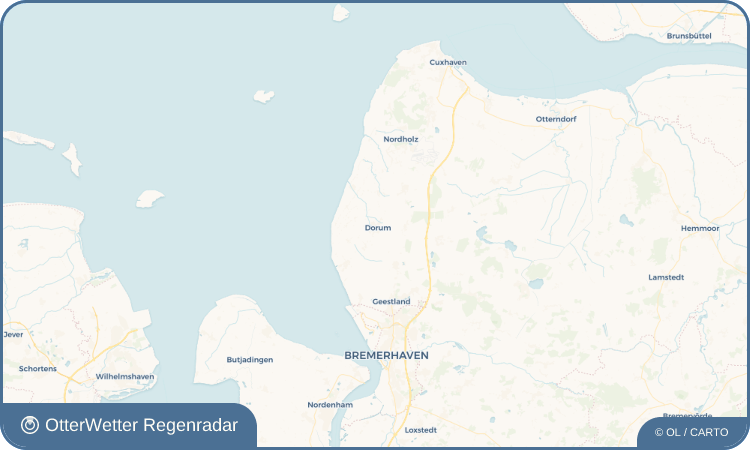 OtterWetter Regenradar-Widget Dorum