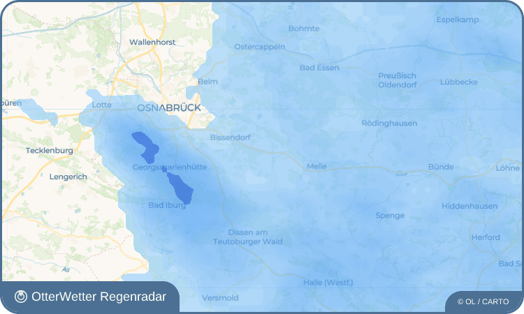 OtterWetter Regenradar-Widget Dratum