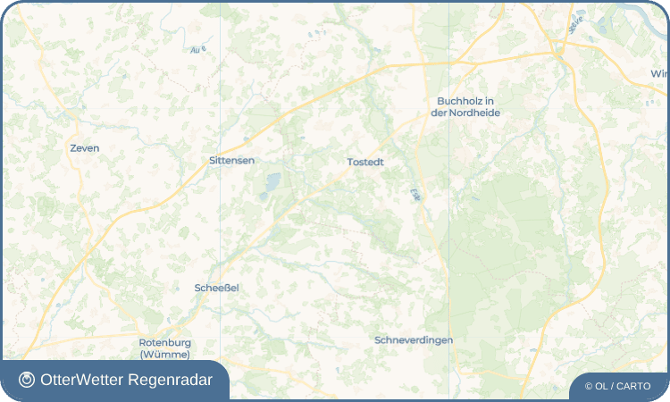 OtterWetter Regenradar-Widget Dreihausen