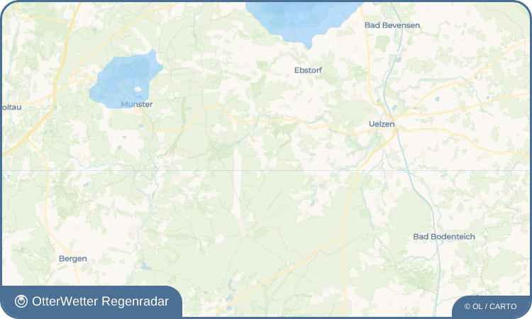 OtterWetter Regenradar-Widget Dreilingen