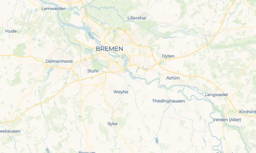 Regenradar Dreye: aktuelle Niederschläge in Dreye und Umgebung, Stand 23. Oktober 2026 um 4:55 Uhr