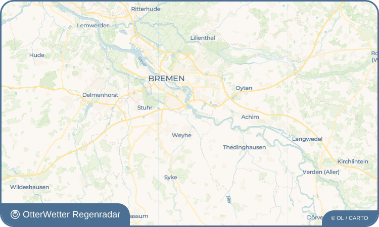 OtterWetter Regenradar-Widget Dreye