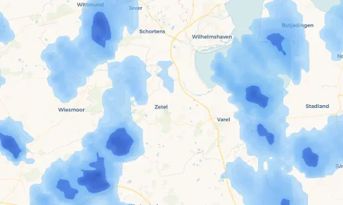 Regenradar Vorschaubild - Aktuelle Niederschläge in Driefel und Umgebung