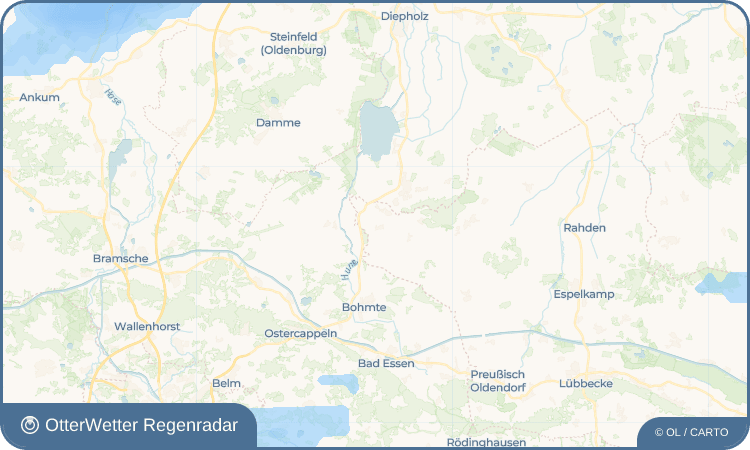 OtterWetter Regenradar-Widget Drohne