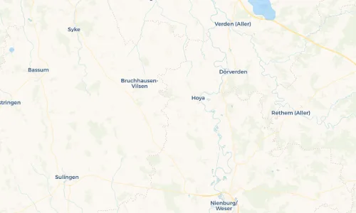 Regenradar Vorschaubild - Aktuelle Niederschläge in Duddenhausen und Umgebung