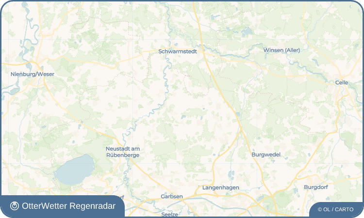 OtterWetter Regenradar-Widget Dudenbostel