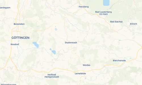 Regenradar Vorschaubild - Aktuelle Niederschläge in Duderstadt und Umgebung