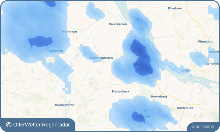 OtterWetter Regenradar-Widget Düdenbüttel