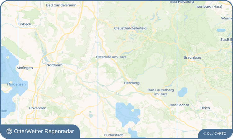 OtterWetter Regenradar-Widget Düna