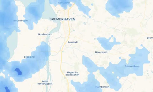 Regenradar Vorschaubild - Aktuelle Niederschläge in Düring und Umgebung